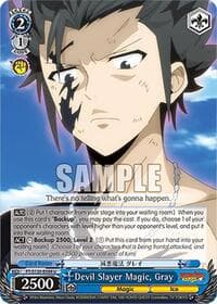 Devil Slayer Magic, Gray - FAIRY TAIL 100 YEARS QUEST - Weiss Schwarz card