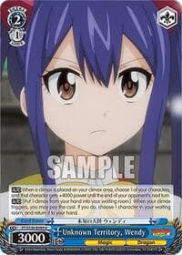 Unknown Territory, Wendy - FAIRY TAIL 100 YEARS QUEST - Weiss Schwarz card