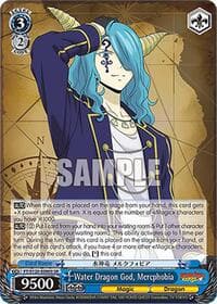 Water Dragon God, Mercphobia (SR) - FAIRY TAIL 100 YEARS QUEST - Weiss Schwarz card