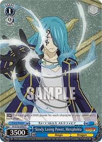 Slowly Losing Power, Mercphobia - FAIRY TAIL 100 YEARS QUEST - Weiss Schwarz card