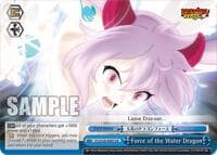 Force of the Water Dragon - FAIRY TAIL 100 YEARS QUEST - Weiss Schwarz card