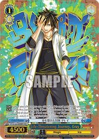 Life-Threatening Journey, Gray (PR+) - FAIRY TAIL 100 YEARS QUEST - Weiss Schwarz card