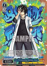 Life-Threatening Journey, Gray (PR) (Foil) - FAIRY TAIL 100 YEARS QUEST - Weiss Schwarz card