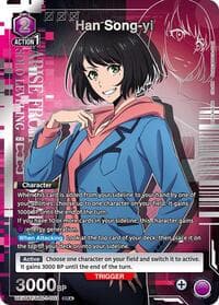 Han Song-yi (003) (SR*) - UE17BT: SOLO LEVELING - Union Arena card
