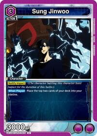 Sung Jinwoo (016) - UE17BT: SOLO LEVELING - Union Arena card