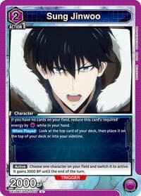 Sung Jinwoo (017) - UE17BT: SOLO LEVELING - Union Arena card