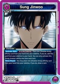 Sung Jinwoo (019) - UE17BT: SOLO LEVELING - Union Arena card