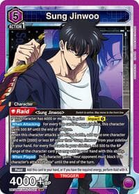 Sung Jinwoo (021) - UE17BT: SOLO LEVELING - Union Arena card