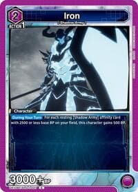 Iron - UE17BT: SOLO LEVELING - Union Arena card