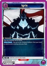 Igris - UE17BT: SOLO LEVELING - Union Arena card