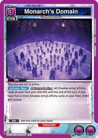 Monarch's Domain - UE17BT: SOLO LEVELING - Union Arena card