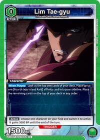 Lim Tae-gyu - UE17BT: SOLO LEVELING - Union Arena card
