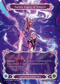 Aurora, Legacy of Tempest (Marvel) - Omens of the Third Age - Flesh and Blood TCG card