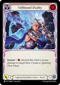 Voltbound Duality (Red) - Omens of the Third Age - Flesh and Blood TCG card