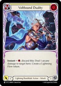 Voltbound Duality (Yellow) - Omens of the Third Age - Flesh and Blood TCG card