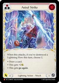 Astral Strike - Omens of the Third Age - Flesh and Blood TCG card