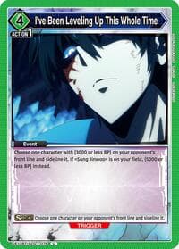 I've Been Leveling Up This Whole Time - UE17BT: SOLO LEVELING - Union Arena card