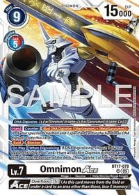 Omnimon ACE (Reprint) - Advanced Booster Digimon Generation - Digimon Card Game card