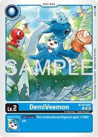 DemiVeemon - BT16-002 (Reprint) - Advanced Booster Digimon Generation - Digimon Card Game card