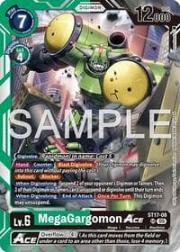 MegaGargomon ACE (Reprint) - Advanced Booster Digimon Generation - Digimon Card Game card