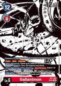 Gallantmon - AD1-008 (SP) - Advanced Booster Digimon Generation - Digimon Card Game card