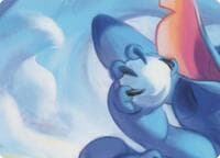 Winterspell Snowball Fight Puzzle Insert (Middle Left) - Winterspell - Disney Lorcana card