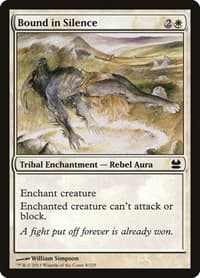 Bound in Silence - Modern Masters - Magic: The Gathering card