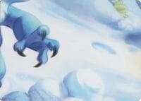 Winterspell Snowball Fight Puzzle Insert (Bottom Middle) - Winterspell - Disney Lorcana card