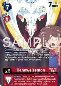 Canoweissmon (Alternate Art) - Advanced Booster Digimon Generation - Digimon Card Game card
