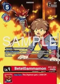 BetelGammamon - BT21-019 (Alternate Art) - Advanced Booster Digimon Generation - Digimon Card Game card