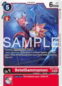 BetelGammamon - BT21-019 (Reprint) - Advanced Booster Digimon Generation - Digimon Card Game card