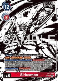 Siriusmon (SP) - Advanced Booster Digimon Generation - Digimon Card Game card