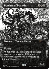 Butcher of Malakir (7071) - Secret Lair Drop Series - Magic: The Gathering card