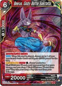 Beerus, Godly Battle Spectator - Three Glorious Fighters - Dragon Ball Super: Masters card