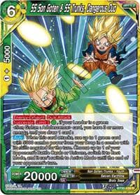SS Son Goten & SS Trunks, Drangerous Duo - Three Glorious Fighters - Dragon Ball Super: Masters card