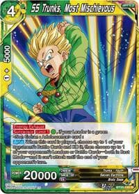 SS Trunks, Most Mischievous - Three Glorious Fighters - Dragon Ball Super: Masters card