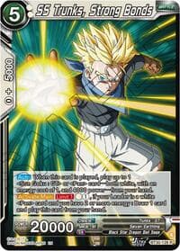 SS Trunks, Strong Bonds - Three Glorious Fighters - Dragon Ball Super: Masters card