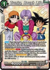 Trunks, Rough Life - Three Glorious Fighters - Dragon Ball Super: Masters card