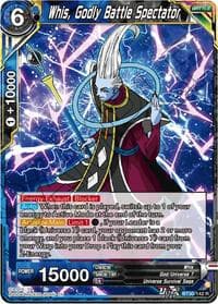 Whis, Godly Battle Spectator - Three Glorious Fighters - Dragon Ball Super: Masters card