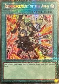Reinforcement of the Army (Alternate Art) (Starlight Rare) - Legendary Modern Decks 2026 - YuGiOh card