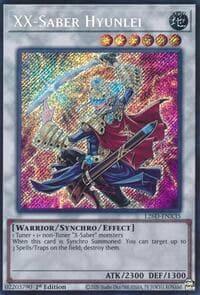 XX-Saber Hyunlei (Secret Rare) - Legendary Modern Decks 2026 - YuGiOh card