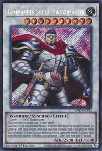 Commander Souza, Swordmaster (Secret Rare) - Legendary Modern Decks 2026 - YuGiOh card