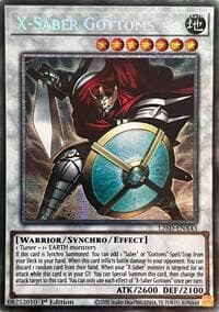X-Saber Gottoms (Starlight Rare) - Legendary Modern Decks 2026 - YuGiOh card