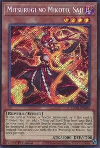 Mitsurugi no Mikoto, Saji (Secret Rare) - Legendary Modern Decks 2026 - YuGiOh card