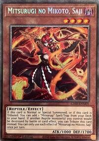 Mitsurugi no Mikoto, Saji (Starlight Rare) - Legendary Modern Decks 2026 - YuGiOh card