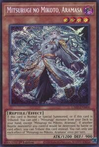 Mitsurugi no Mikoto, Aramasa (Secret Rare) - Legendary Modern Decks 2026 - YuGiOh card