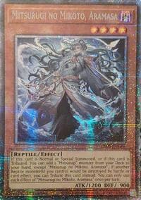 Mitsurugi no Mikoto, Aramasa (Starlight Rare) - Legendary Modern Decks 2026 - YuGiOh card