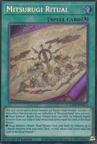 Mitsurugi Ritual (Secret Rare) - Legendary Modern Decks 2026 - YuGiOh card