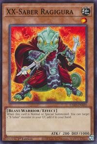XX-Saber Ragigura - Legendary Modern Decks 2026 - YuGiOh card