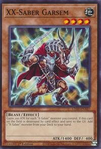 XX-Saber Garsem - Legendary Modern Decks 2026 - YuGiOh card